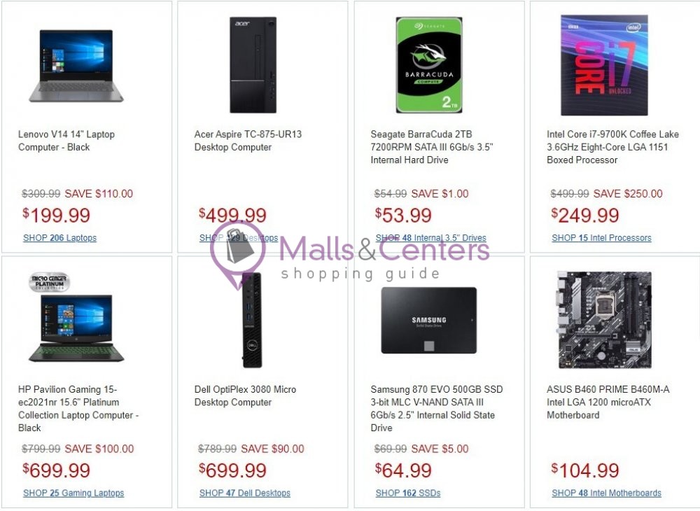 Micro Center Weekly Ad sales & flyers specials MallsCenters