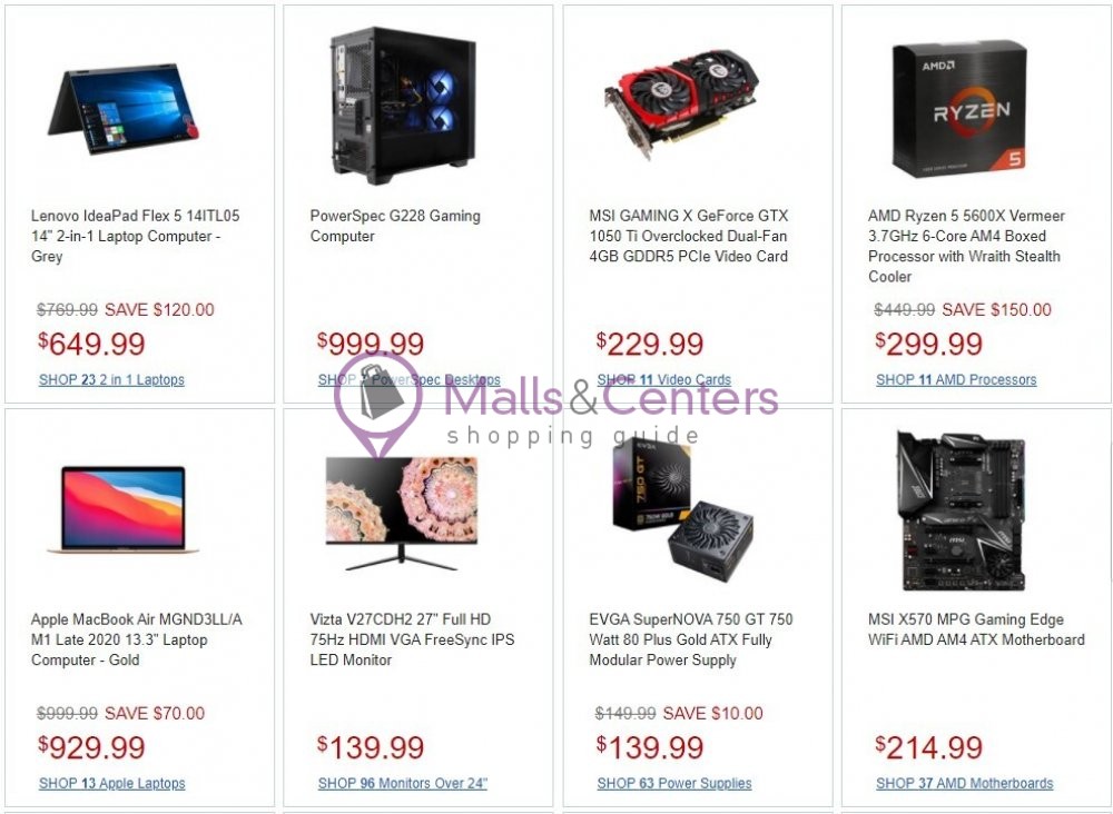 Micro Center Weekly Ad sales & flyers specials MallsCenters
