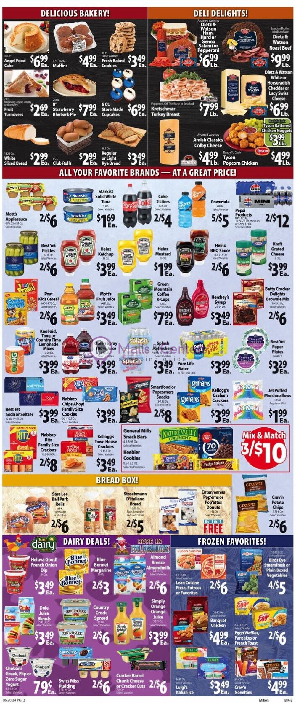 Weekly ad for Mike's Bi-lo valid: 06/20/2024 - 06/26/2024, page 2 Weekly ad for Mike's Bi-lo valid: 06/20/2024 - 06/26/2024, page 2