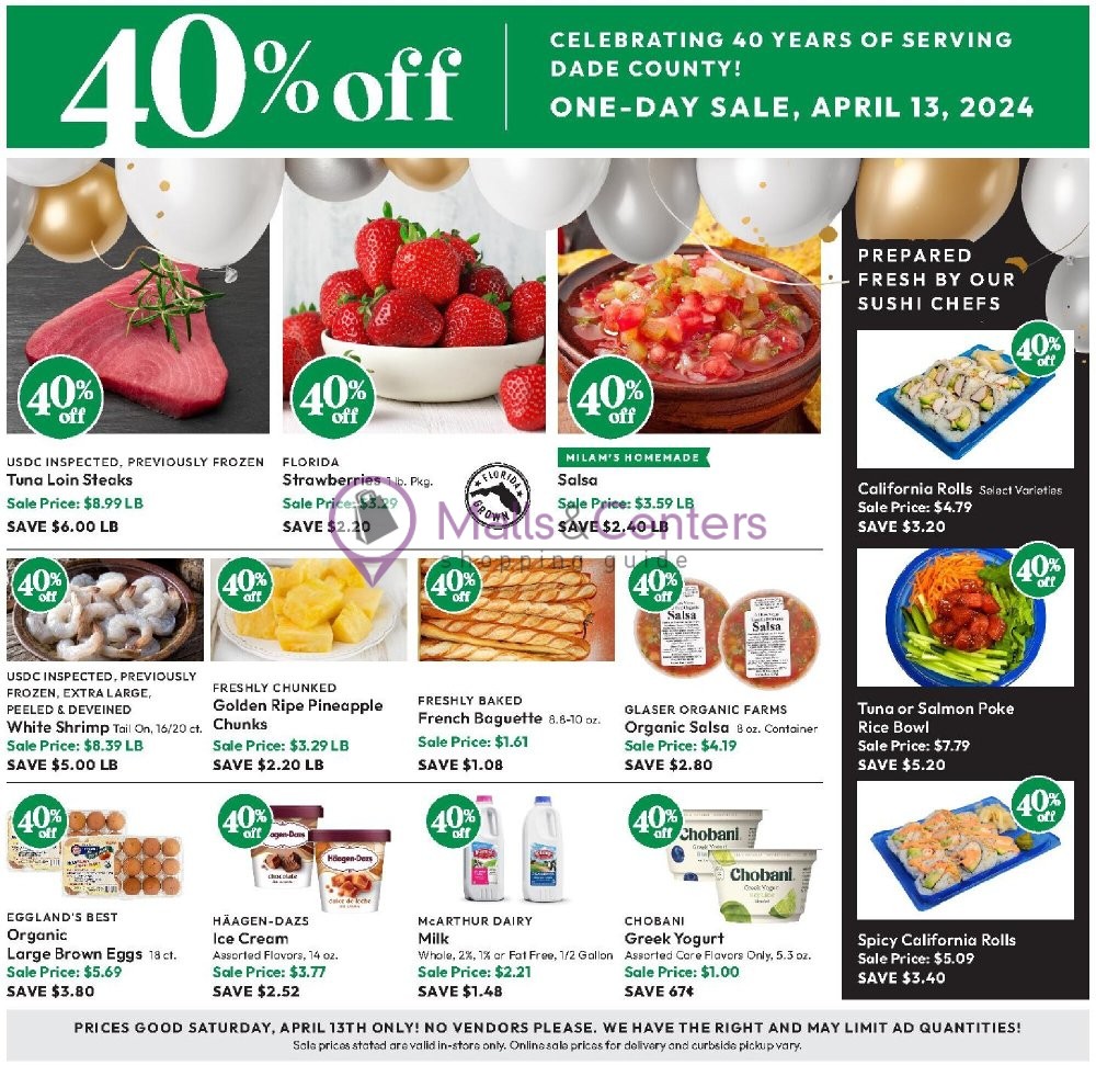 Weekly ad for Milam's Market valid: 04/11/2024 - 04/24/2024, page 2