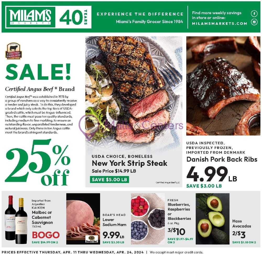 Weekly ad for Milam's Market valid: 04/11/2024 - 04/24/2024, page 3