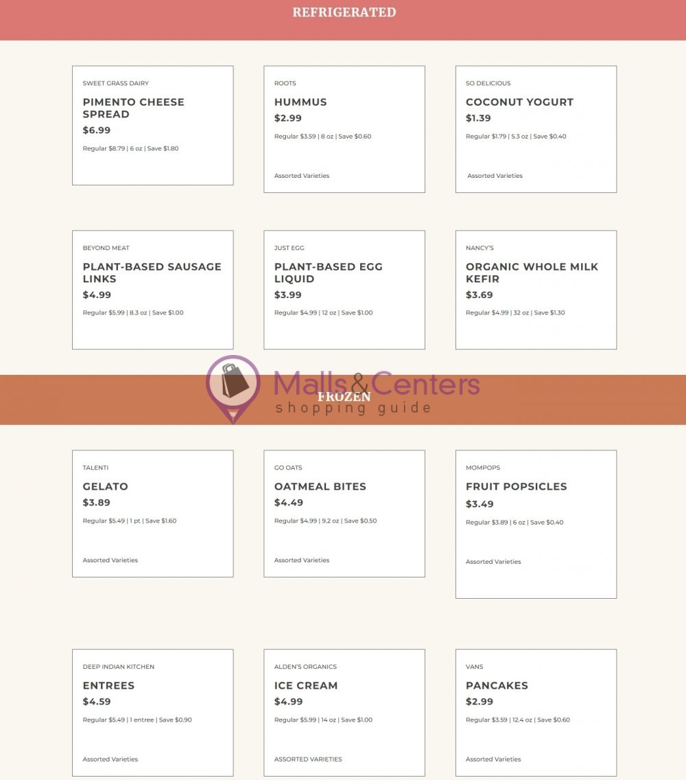 MOM's Organic Market Weekly Ad sales & flyers specials MallsCenters