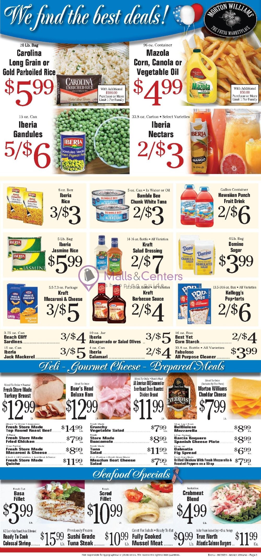 Weekly ad for Morton Williams Supermarket valid: 06/28/2024 - 07/04/2024, page 3