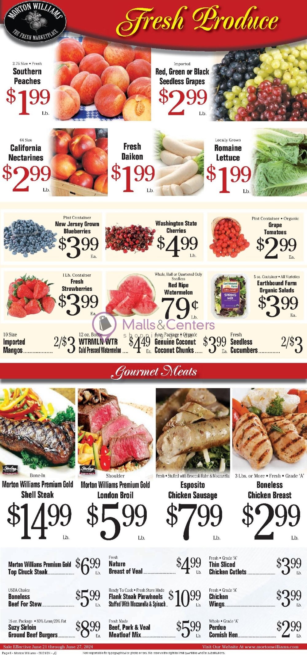 Weekly ad for Morton Williams Supermarket valid: 06/21/2024 - 06/27/2024, page 6