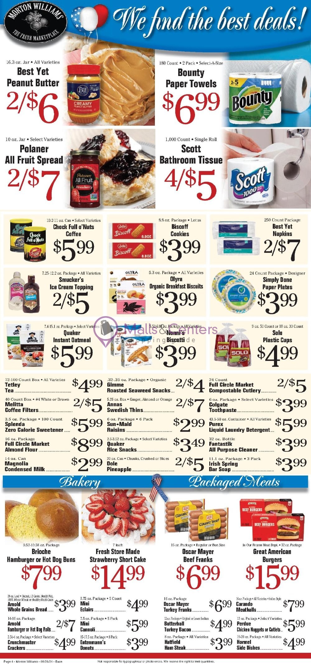 Weekly ad for Morton Williams Supermarket valid: 06/28/2024 - 07/04/2024, page 4