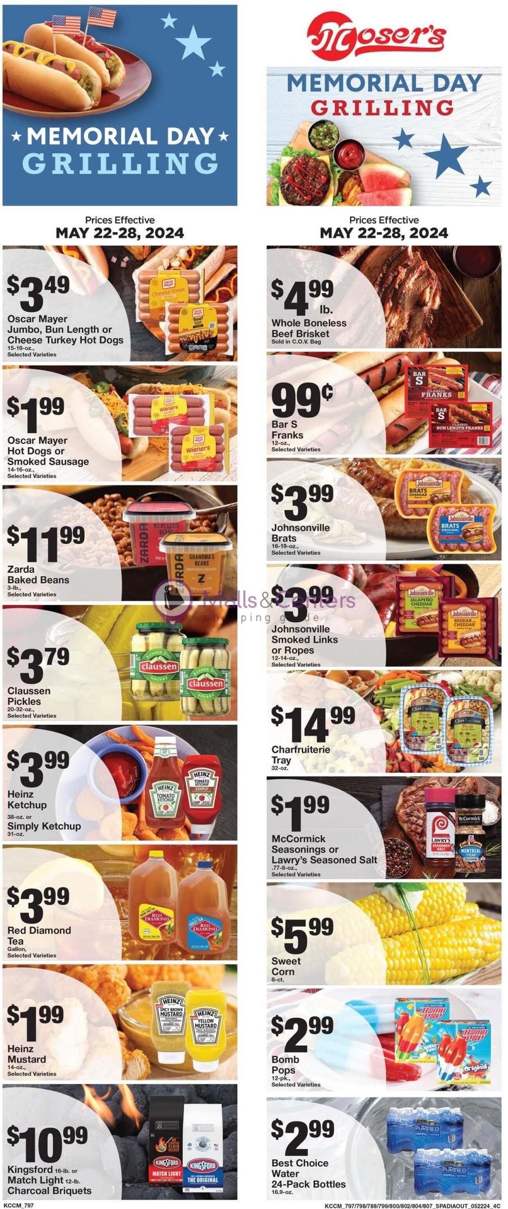 Weekly ad for Moser's Foods valid: 05/22/2024 - 05/28/2024, page 5