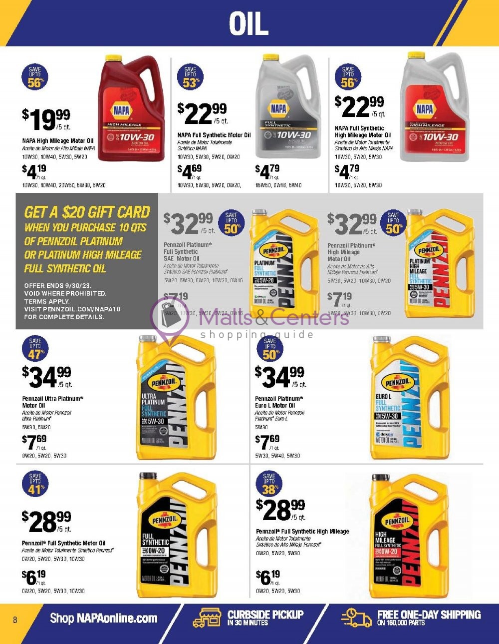 Weekly ad for Napa Auto Parts valid: 06/01/2023 - 06/30/2023, page 8