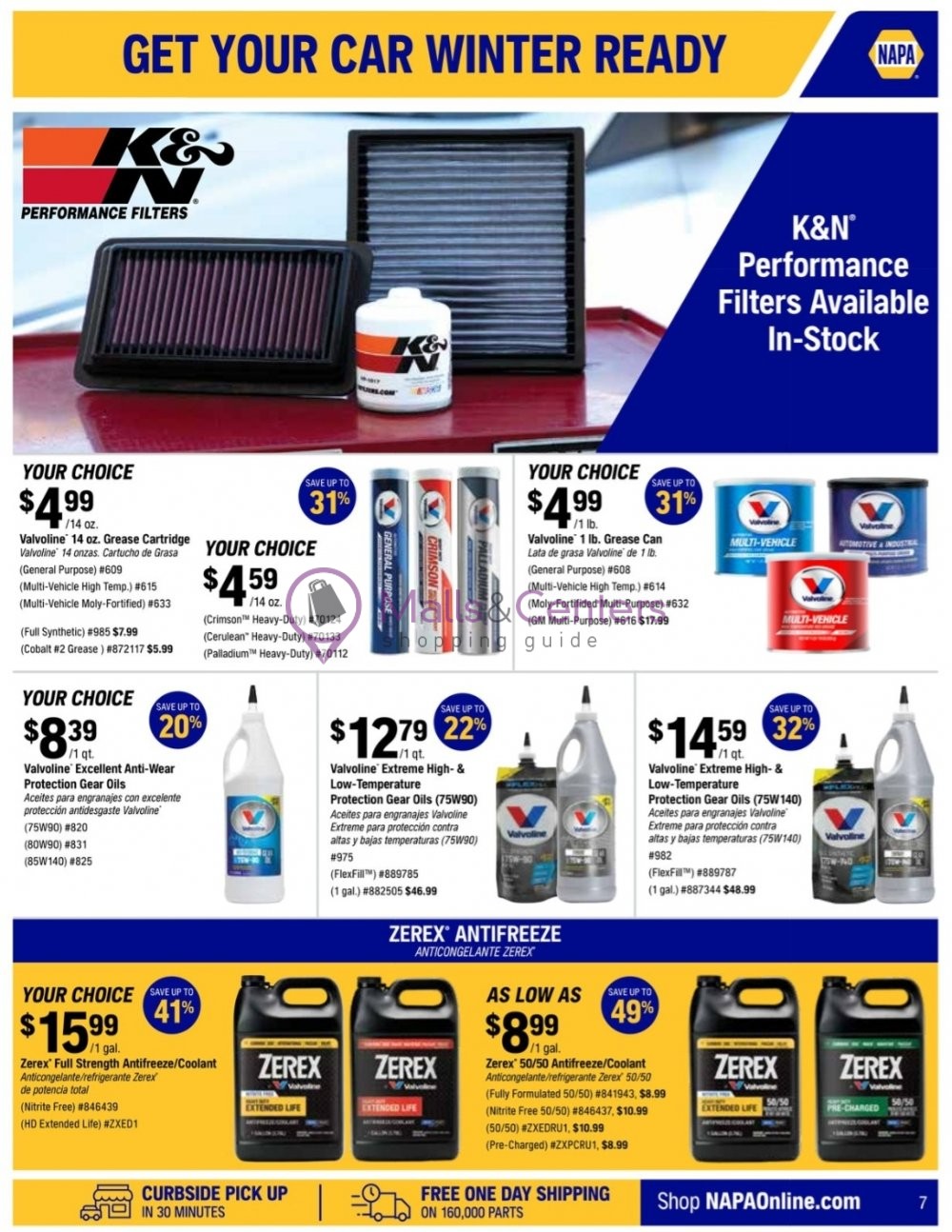 Napa Auto Parts Weekly Ad - sales & flyers specials - MallsCenters