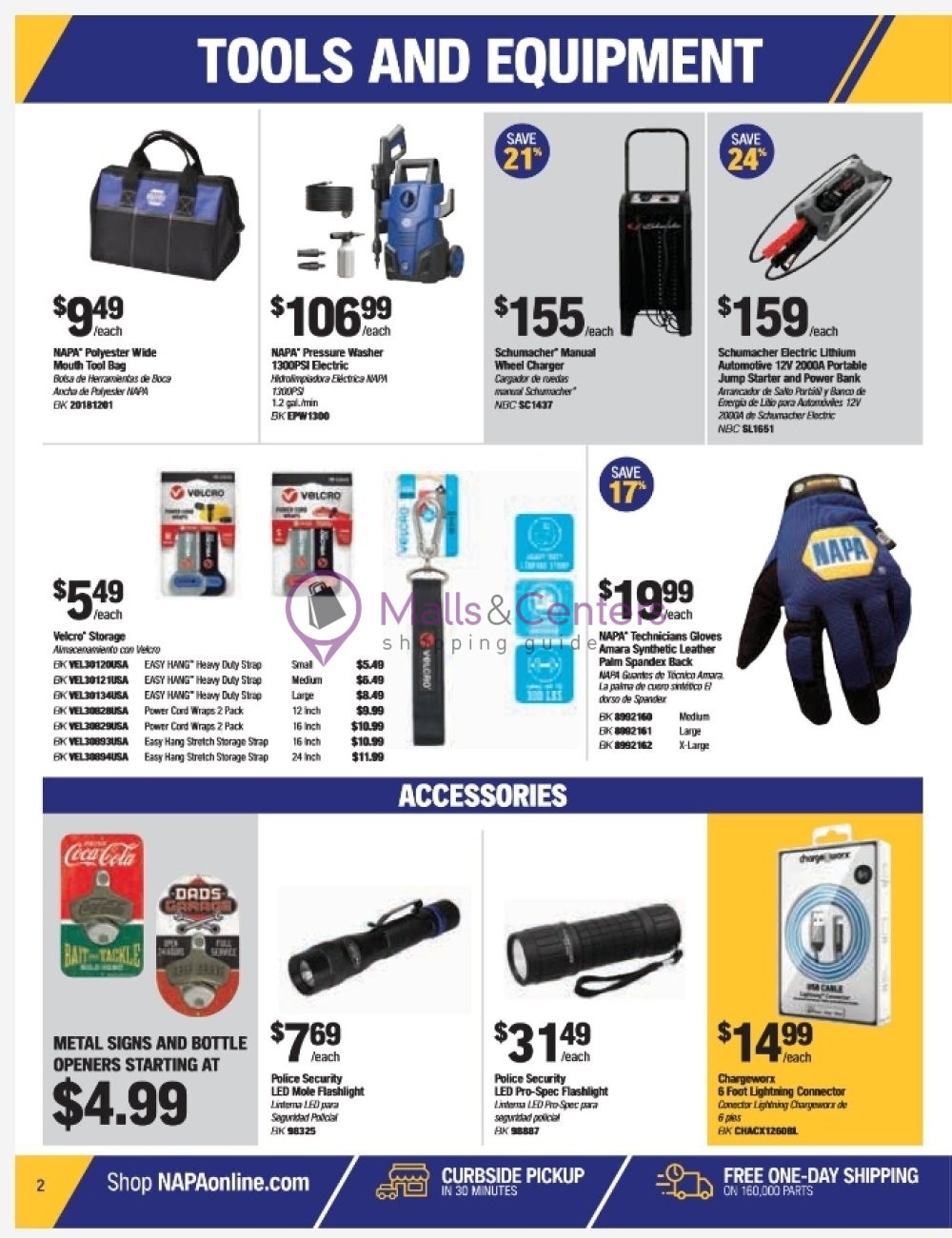Weekly ad for Napa Auto Parts valid: 05/01/2024 - 05/31/2024, page 2