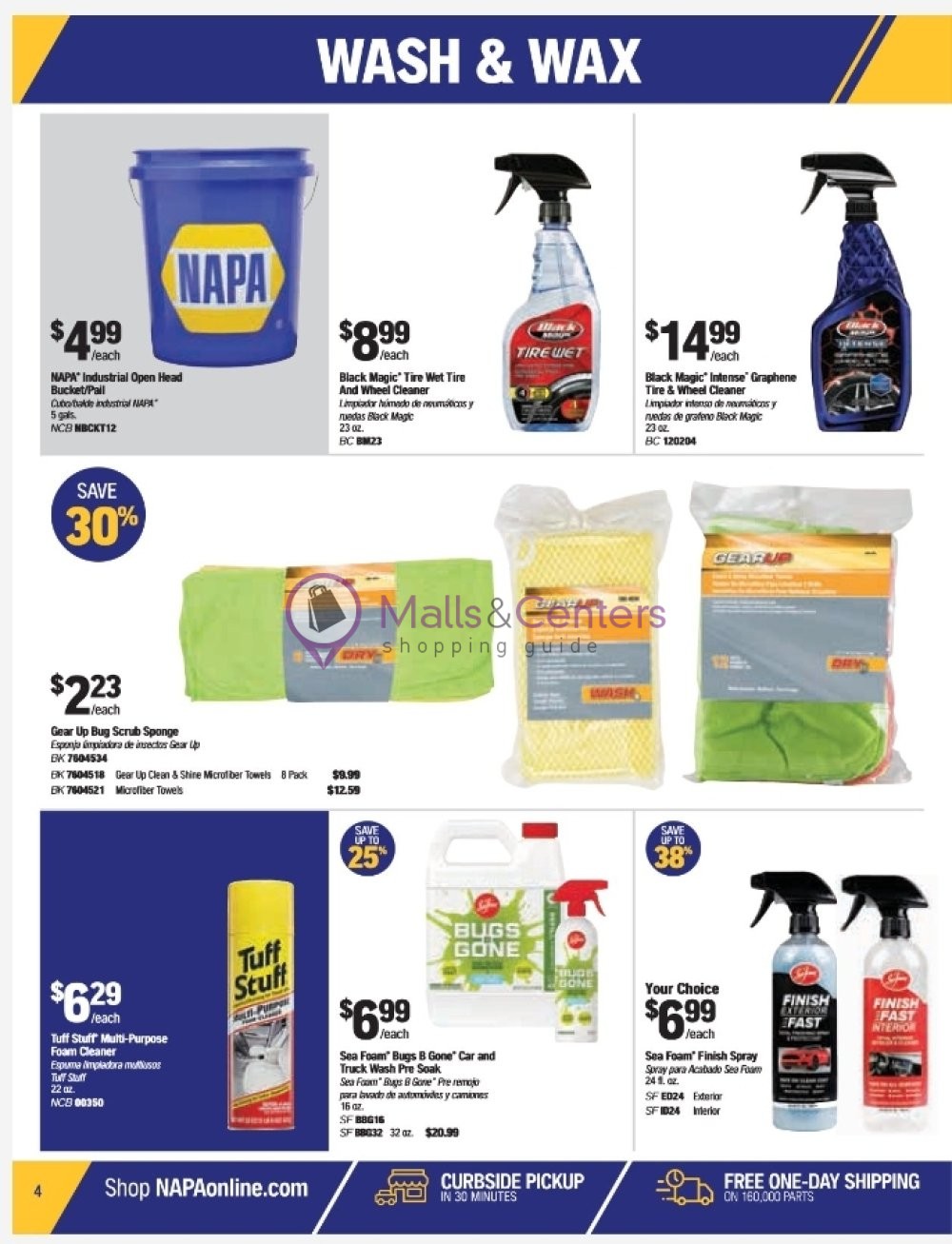 Weekly ad for Napa Auto Parts valid: 05/01/2024 - 05/31/2024, page 4