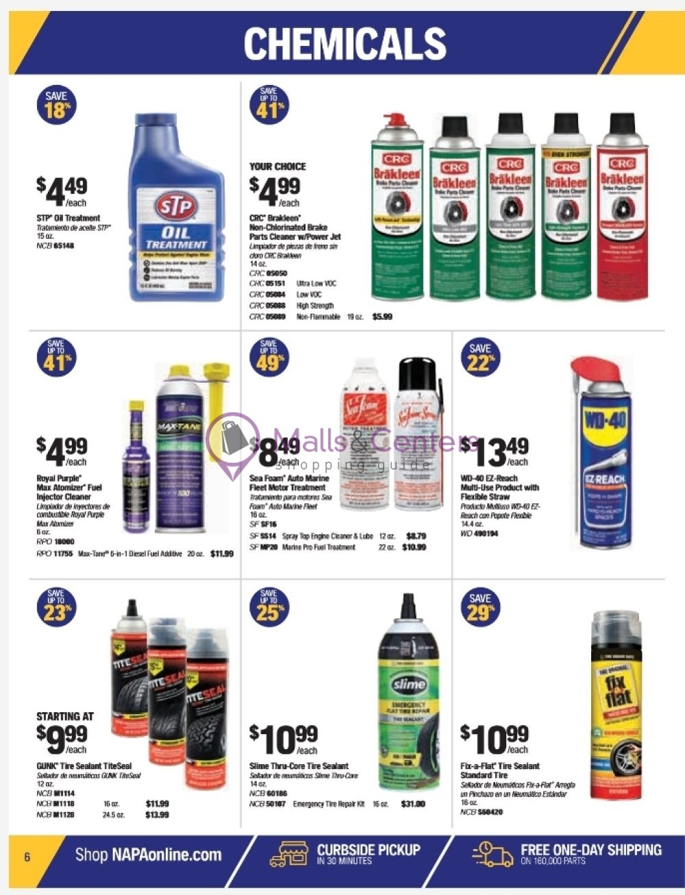 Weekly ad for Napa Auto Parts valid: 05/01/2024 - 05/31/2024, page 6
