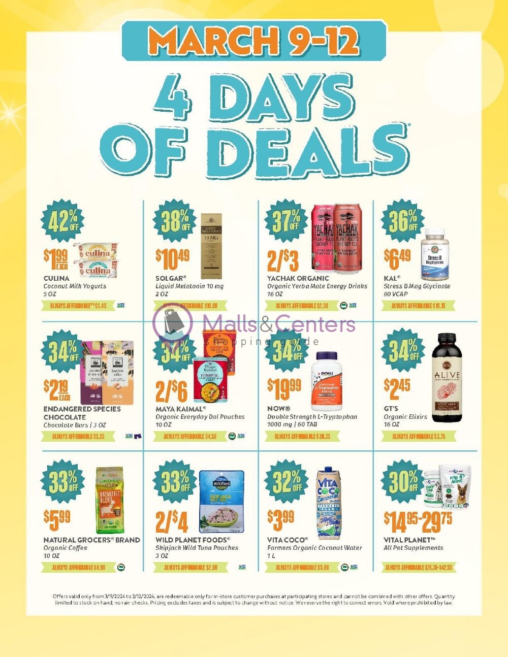 Natural Grocers Weekly Ad, from Sat, 3/9/2024 sales & flyers specials