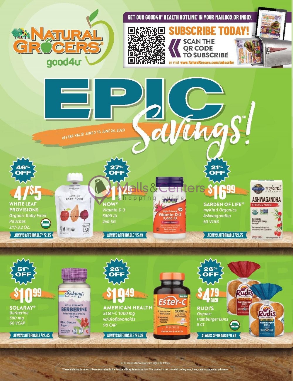 Natural Grocers Weekly ad valid from 06/02/2023 to 06/24/2023