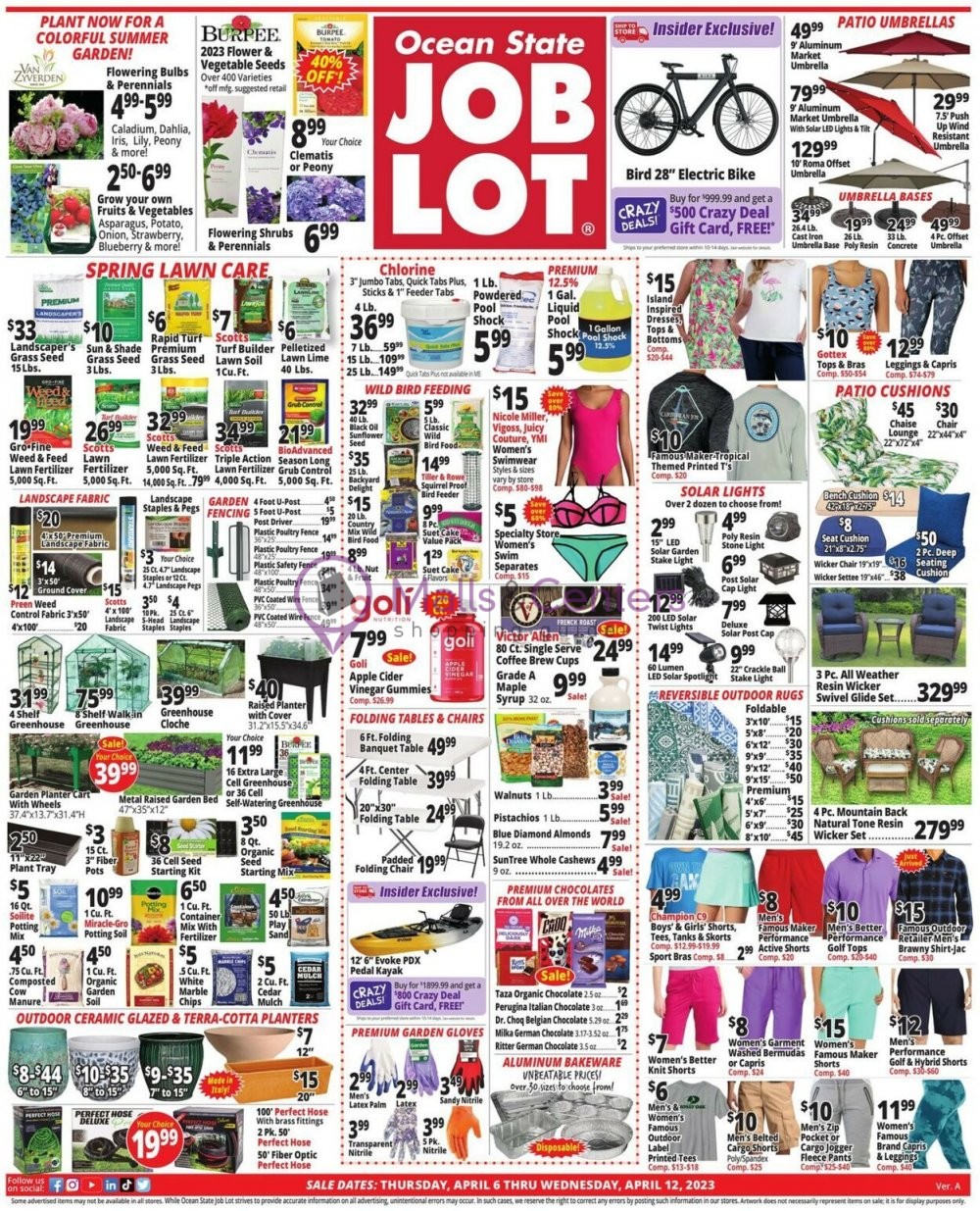 Ocean State Job Lot Weekly ad valid from 04/06/2023 to 04/12/2023 ...