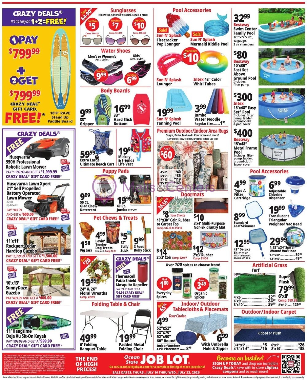 Weekly ad for Ocean State Job Lot valid: 07/16/2026 - 07/22/2026, page 2