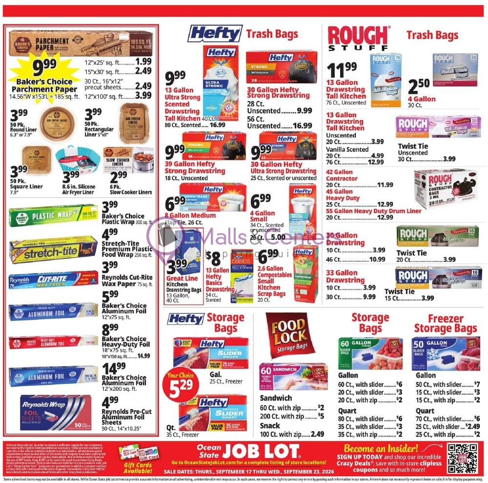 Weekly ad for Ocean State Job Lot valid: 09/17/2026 - 09/23/2026, page 17