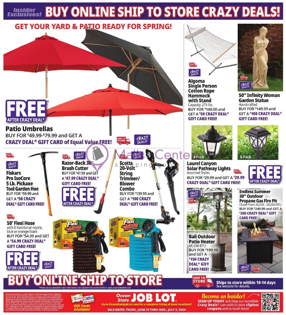 Weekly ad for Ocean State Job Lot valid: 06/27/2024 - 07/03/2024, page 33