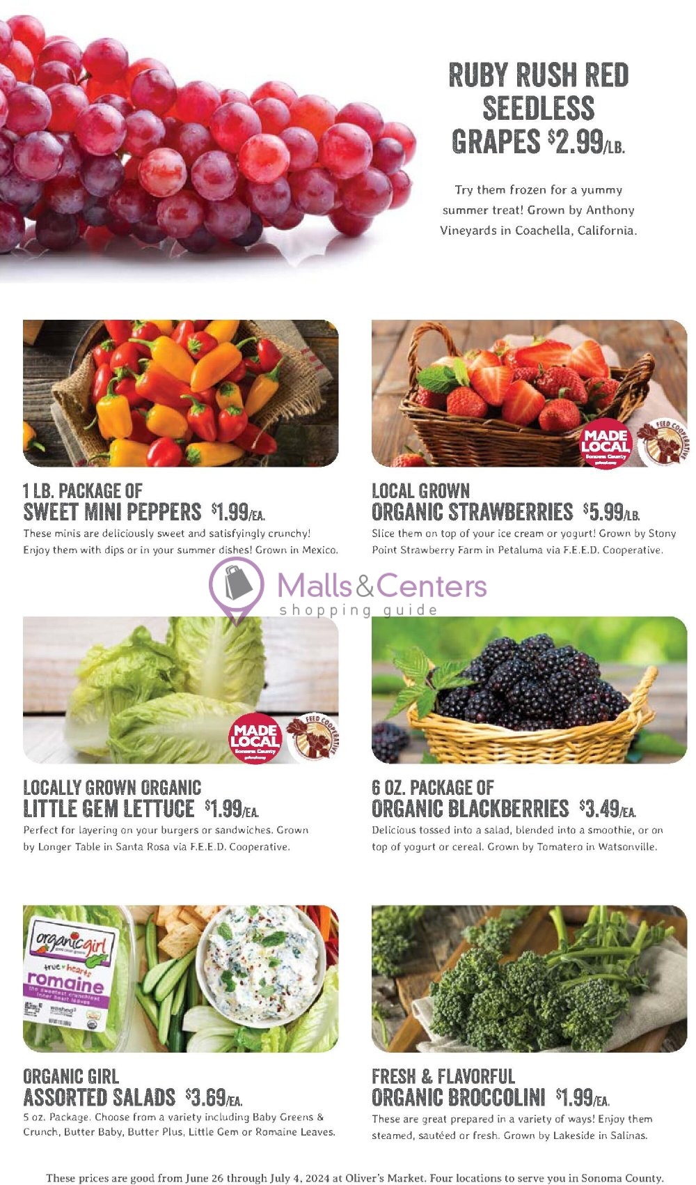 Weekly ad for Oliver's Markets valid: 06/26/2024 - 07/04/2024, page 14