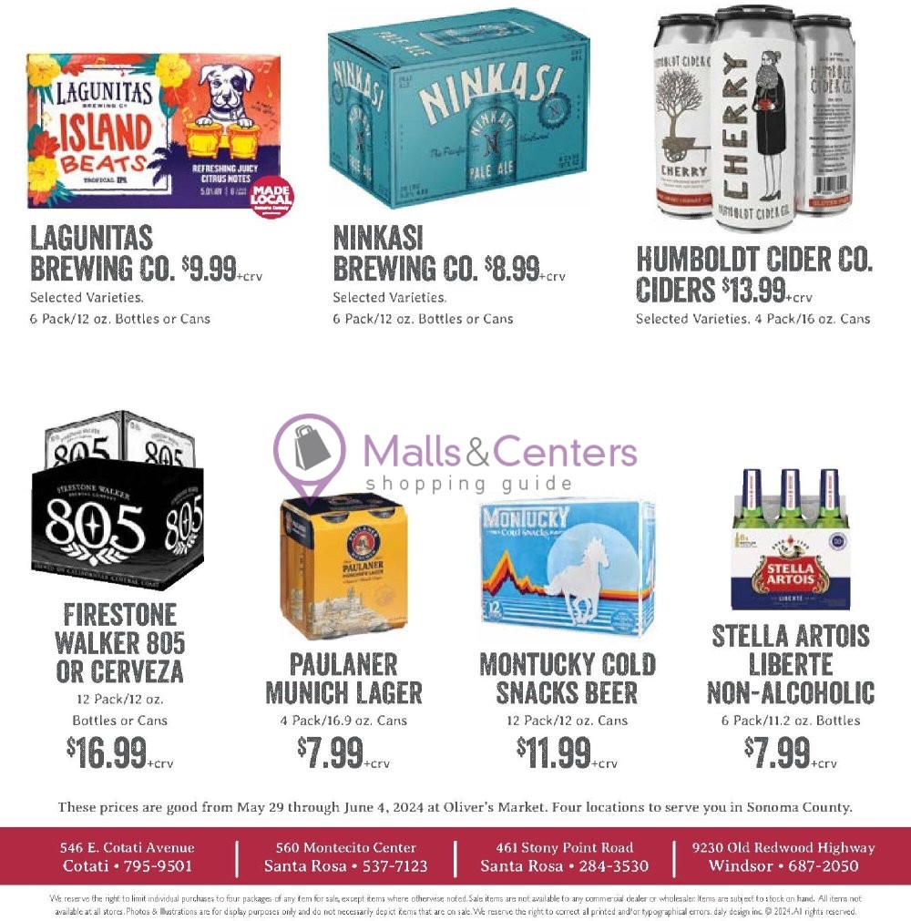 Weekly ad for Oliver's Markets valid: 05/29/2024 - 06/04/2024, page 28