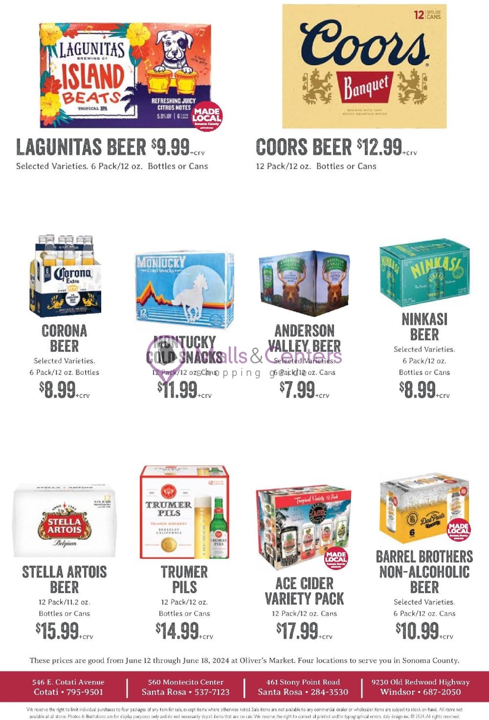 Weekly ad for Oliver's Markets valid: 06/12/2024 - 06/18/2024, page 31