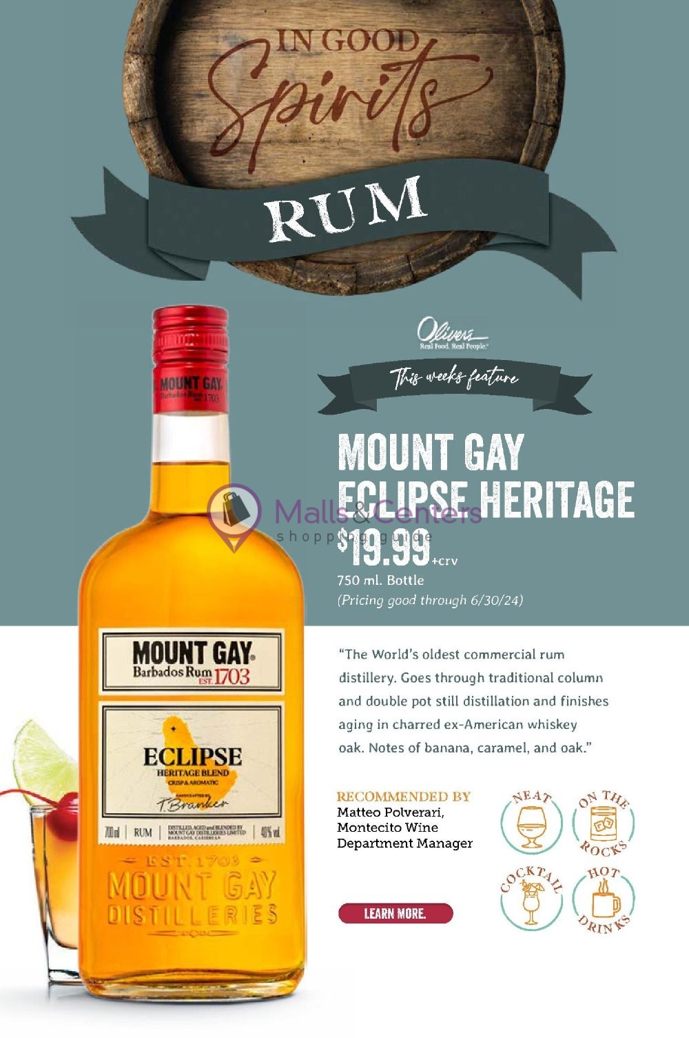 Weekly ad for Oliver's Markets valid: 06/19/2024 - 06/25/2024, page 30