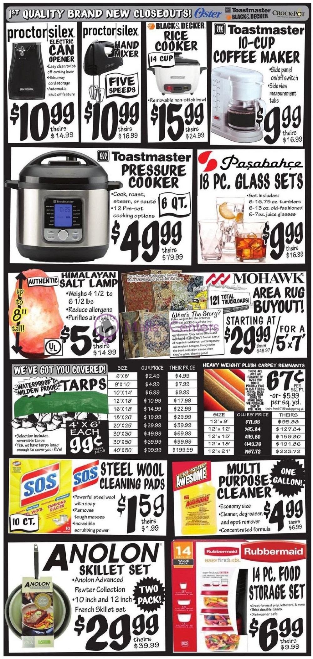 Ollie's Bargain Outlet Weekly Ad sales & flyers specials MallsCenters