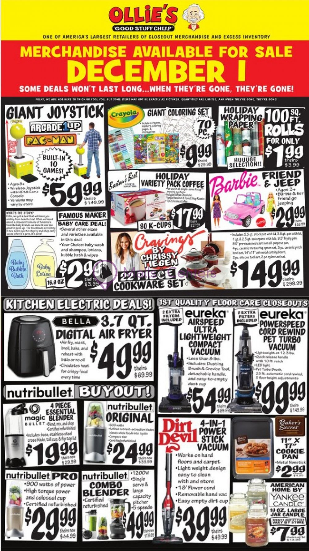 Ollie's Bargain Outlet Weekly ad valid from 12/02/2021 to 12/08/2021