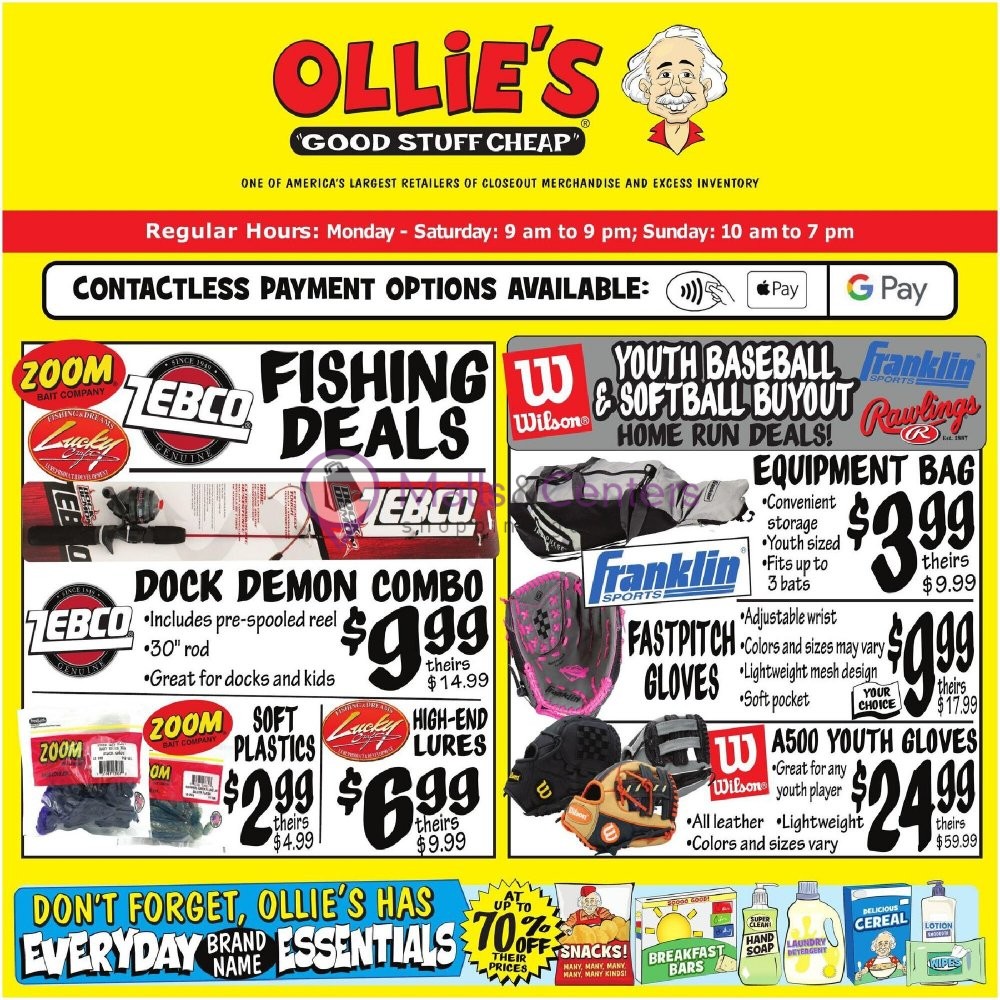 Ollie's Bargain Outlet Weekly Ad sales & flyers specials MallsCenters