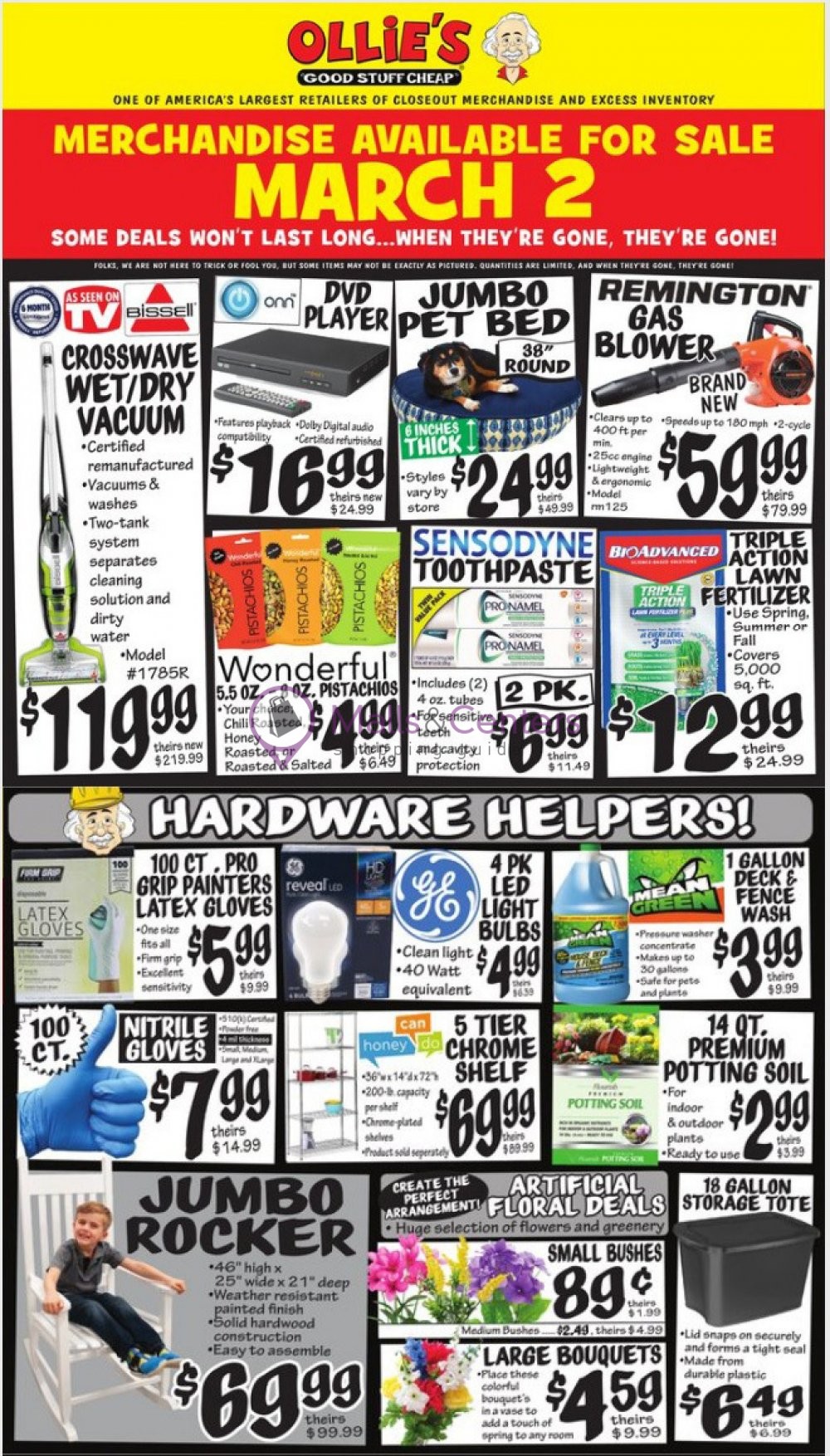 Ollie's Bargain Outlet Weekly ad valid from 03/02/2022 to 03/08/2022