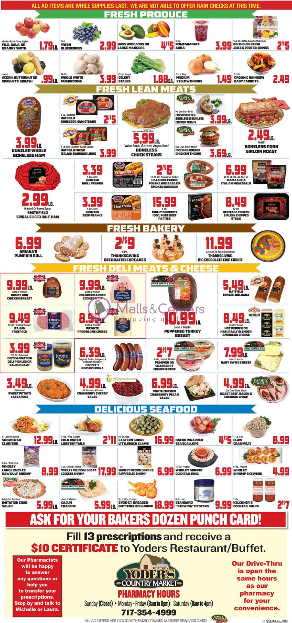 Oregon Dairy Supermarket Weekly ad valid from 11/17/2022 to 11/23/2022