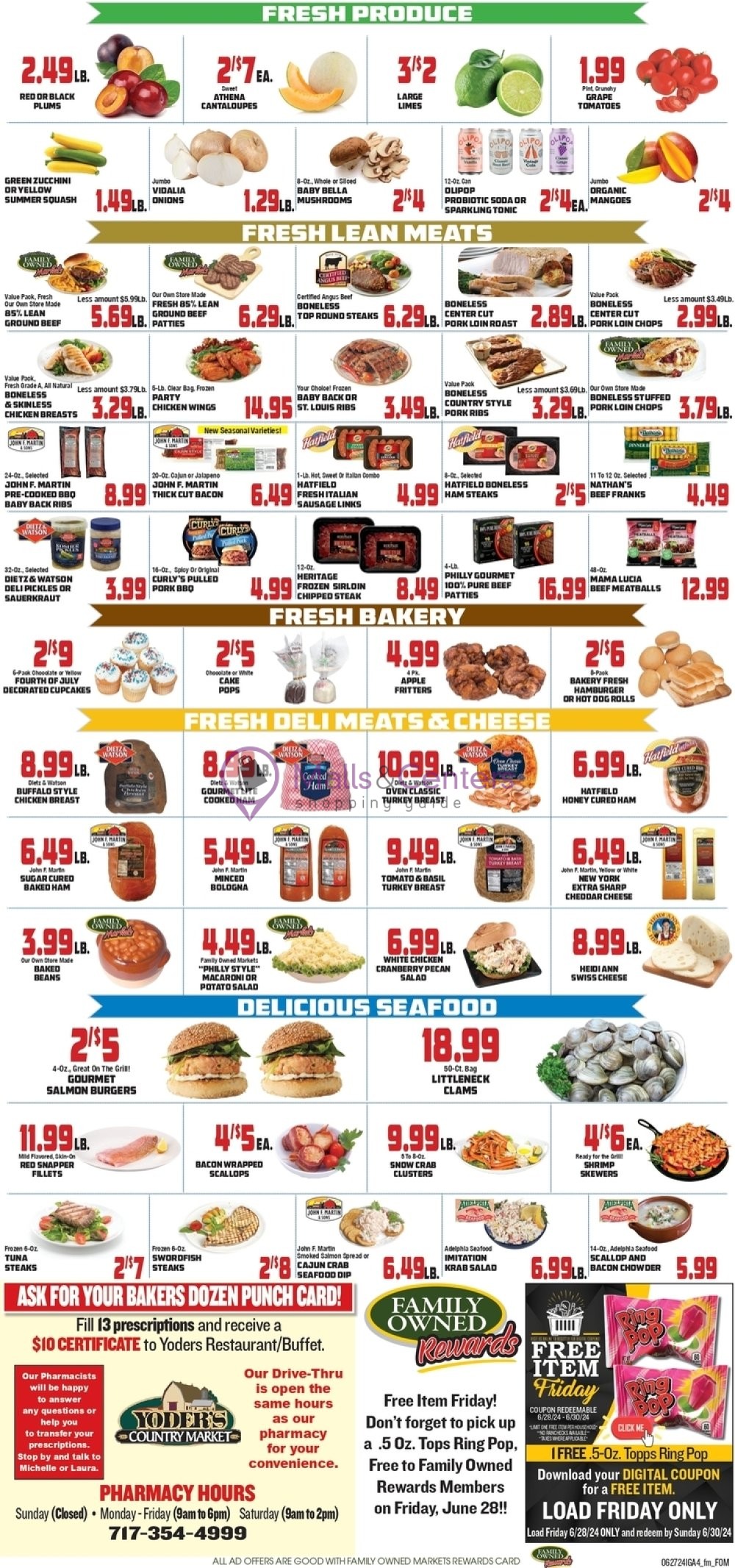 Weekly ad for Oregon Dairy Supermarket valid: 06/27/2024 - 07/04/2024, page 4