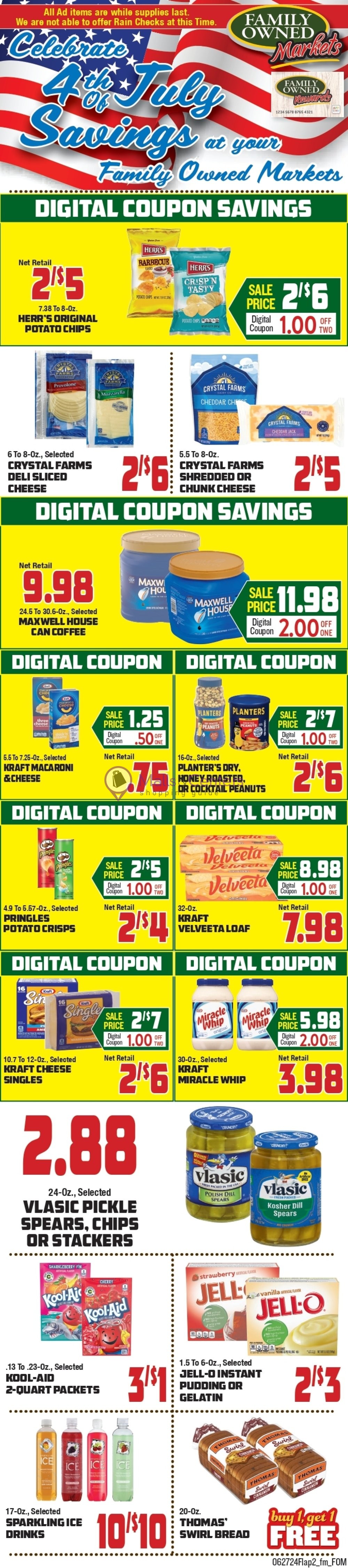 Weekly ad for Oregon Dairy Supermarket valid: 06/27/2024 - 07/04/2024, page 6