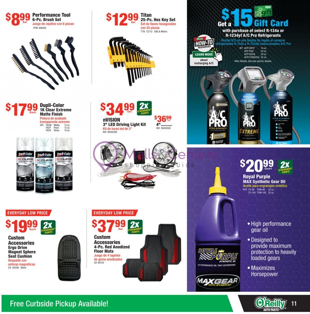Weekly ad for O'Reilly Auto Parts valid: 04/26/2023 - 05/30/2023, page 11 Weekly ad for O'Reilly Auto Parts valid: 04/26/2023 - 05/30/2023, page 11