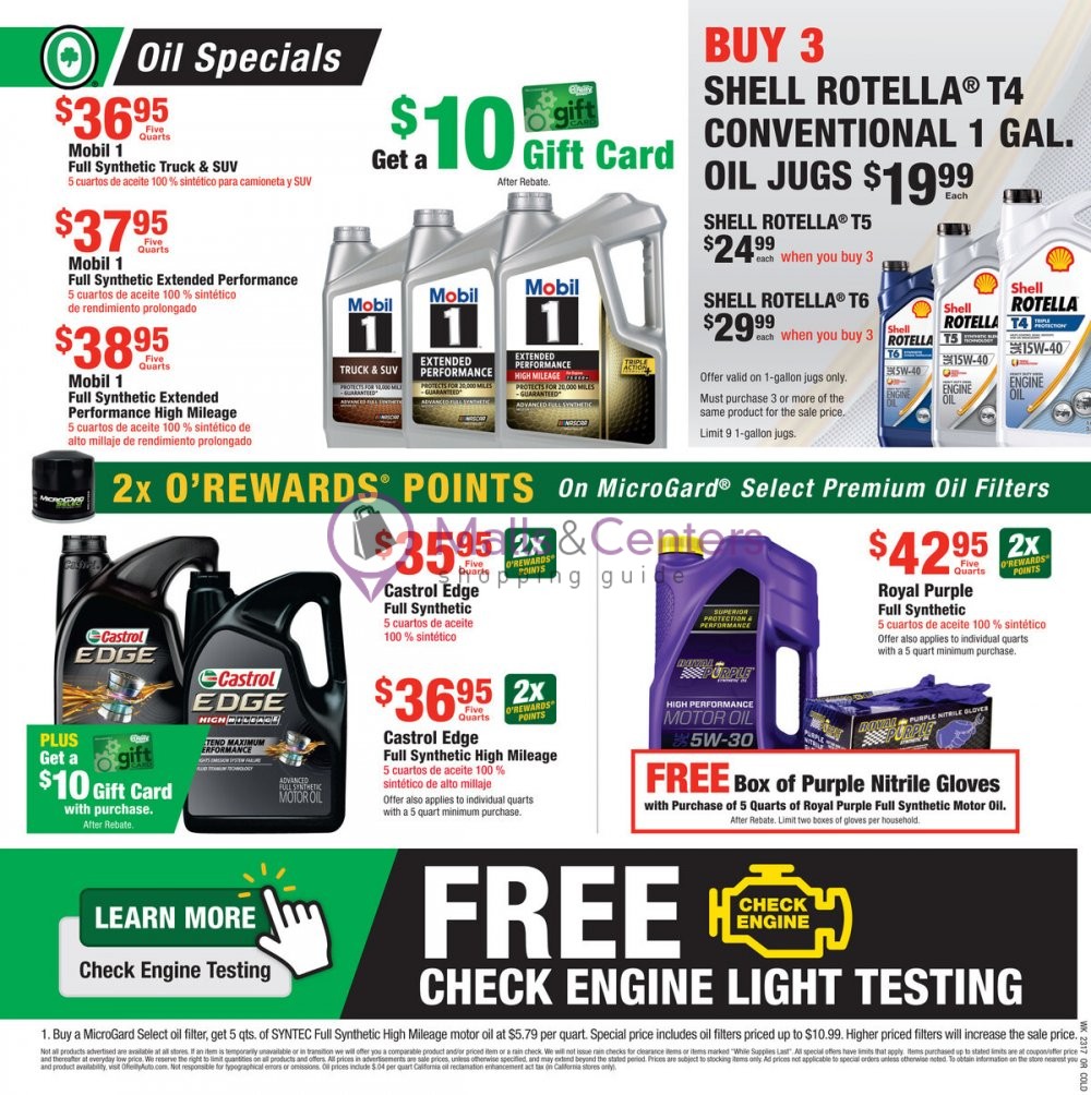 Weekly ad for O'Reilly Auto Parts valid: 04/26/2023 - 05/30/2023, page 12 Weekly ad for O'Reilly Auto Parts valid: 04/26/2023 - 05/30/2023, page 12