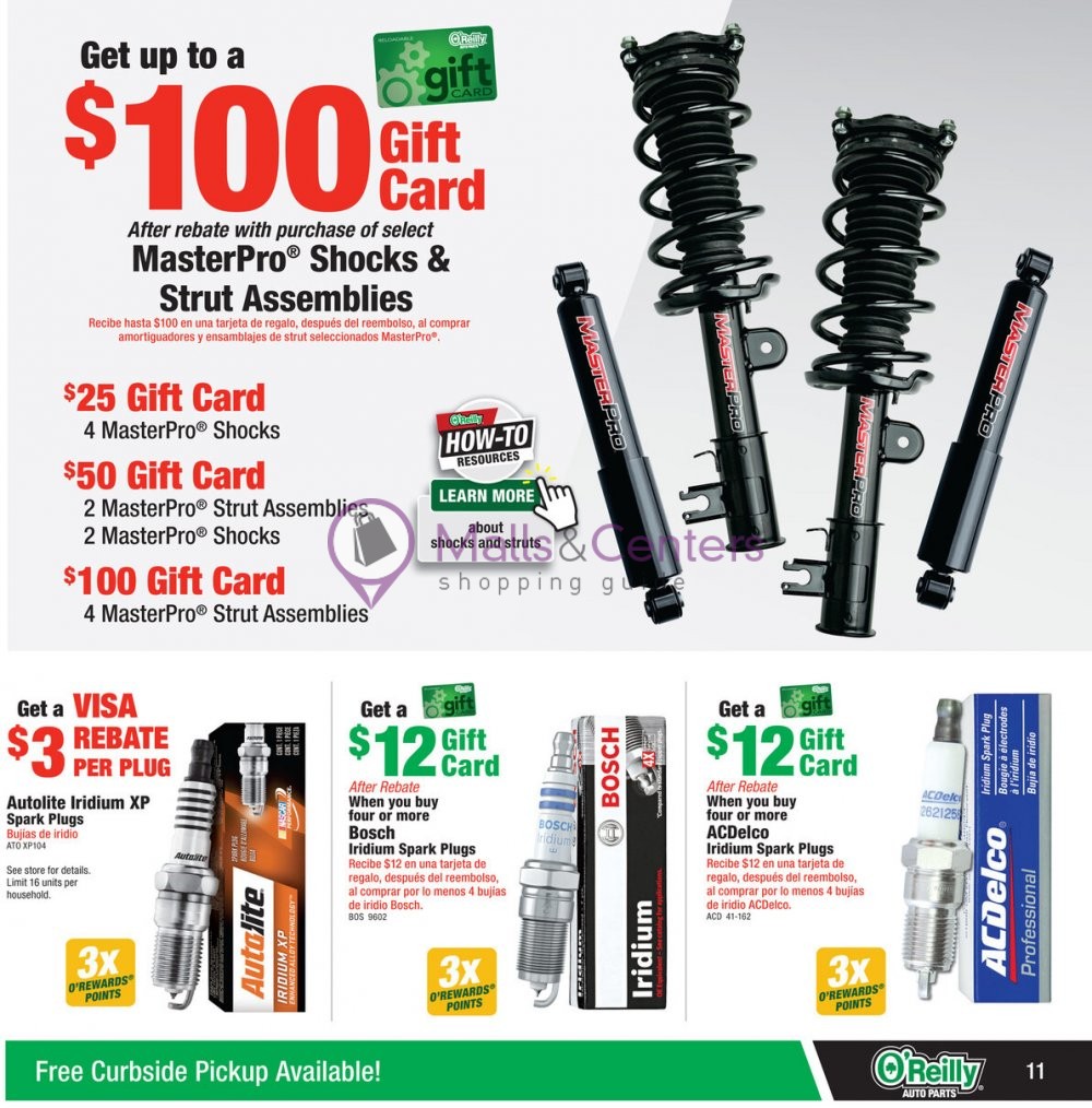 Weekly ad for O'Reilly Auto Parts valid: 05/31/2023 - 06/27/2023, page 11 Weekly ad for O'Reilly Auto Parts valid: 05/31/2023 - 06/27/2023, page 11