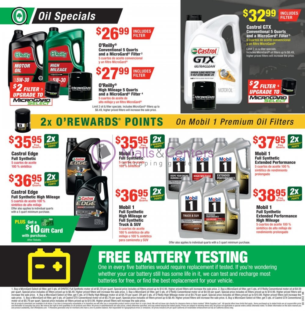Weekly ad for O'Reilly Auto Parts valid: 05/31/2023 - 06/27/2023, page 12 Weekly ad for O'Reilly Auto Parts valid: 05/31/2023 - 06/27/2023, page 12