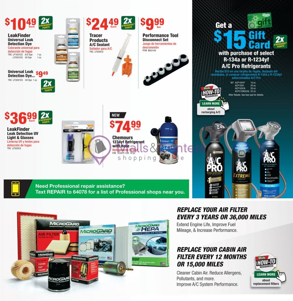 Weekly ad for O'Reilly Auto Parts valid: 05/31/2023 - 06/27/2023, page 3 Weekly ad for O'Reilly Auto Parts valid: 05/31/2023 - 06/27/2023, page 3