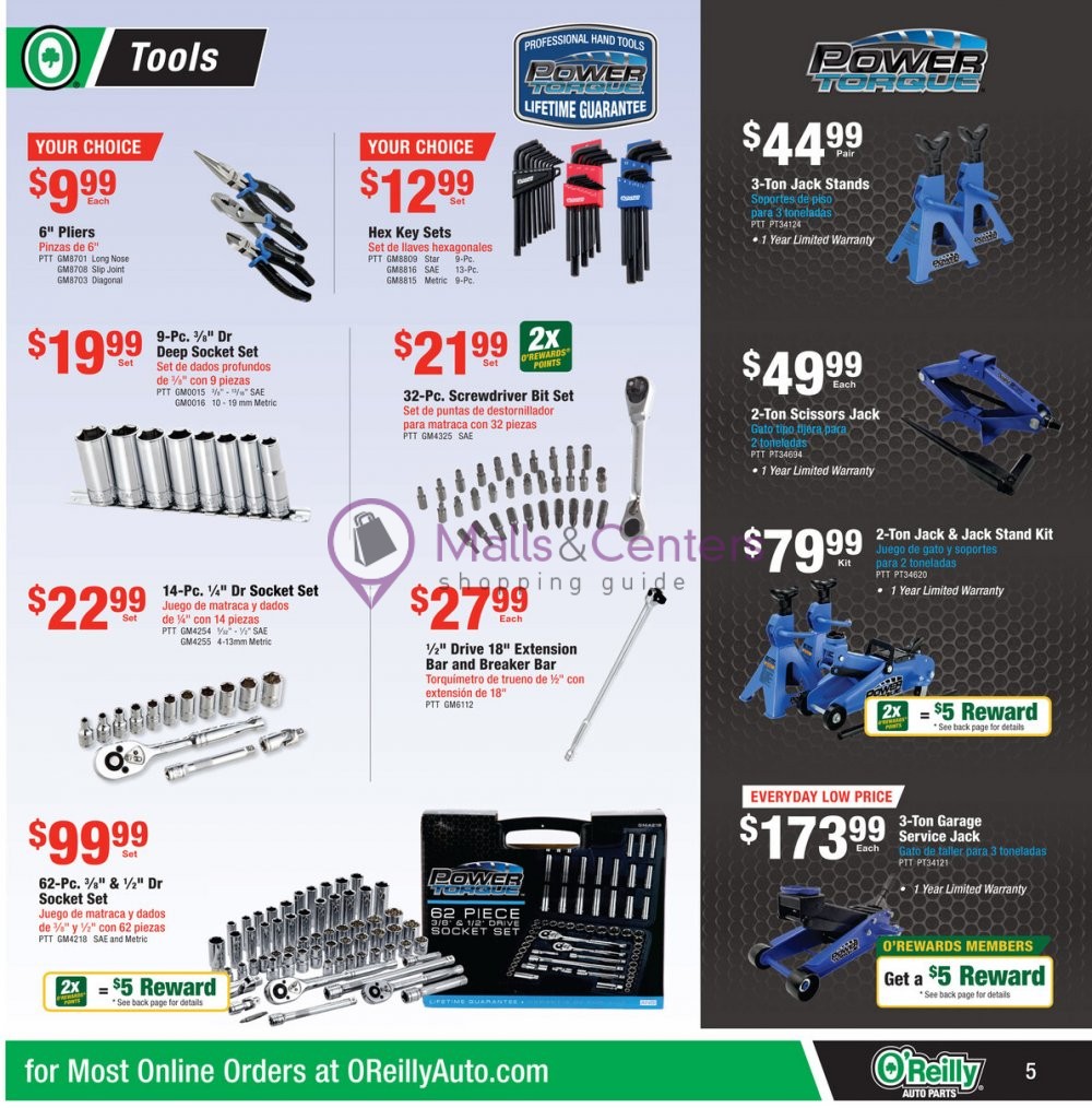 Weekly ad for O'Reilly Auto Parts valid: 05/31/2023 - 06/27/2023, page 5 Weekly ad for O'Reilly Auto Parts valid: 05/31/2023 - 06/27/2023, page 5