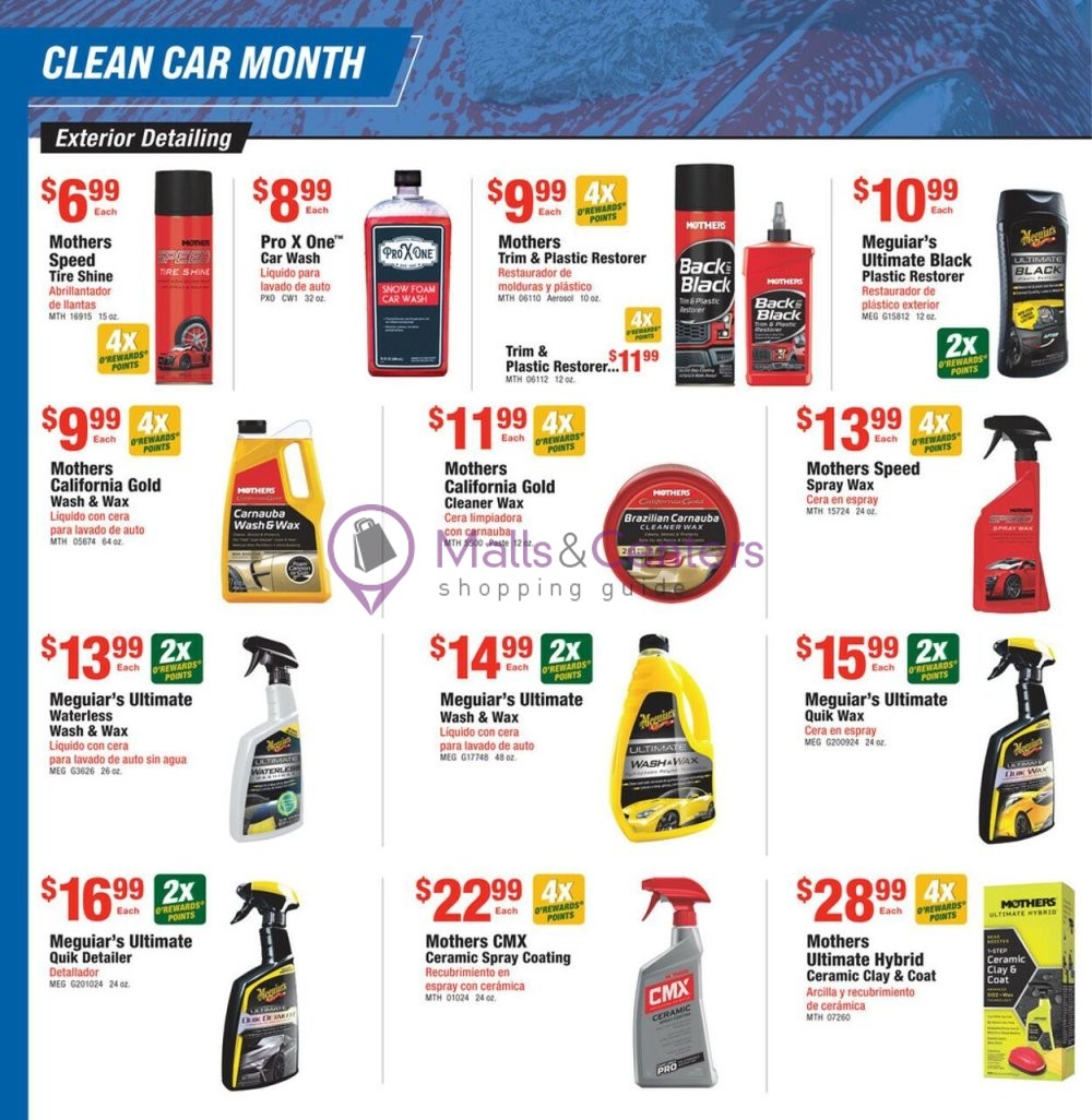 Weekly ad for O'Reilly Auto Parts valid: 04/24/2024 - 05/28/2024, page 2 Weekly ad for O'Reilly Auto Parts valid: 04/24/2024 - 05/28/2024, page 2