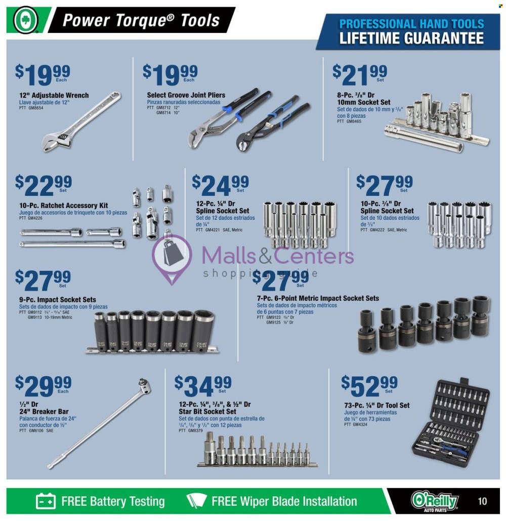 Weekly ad for O'Reilly Auto Parts valid: 06/26/2024 - 07/30/2024, page 10