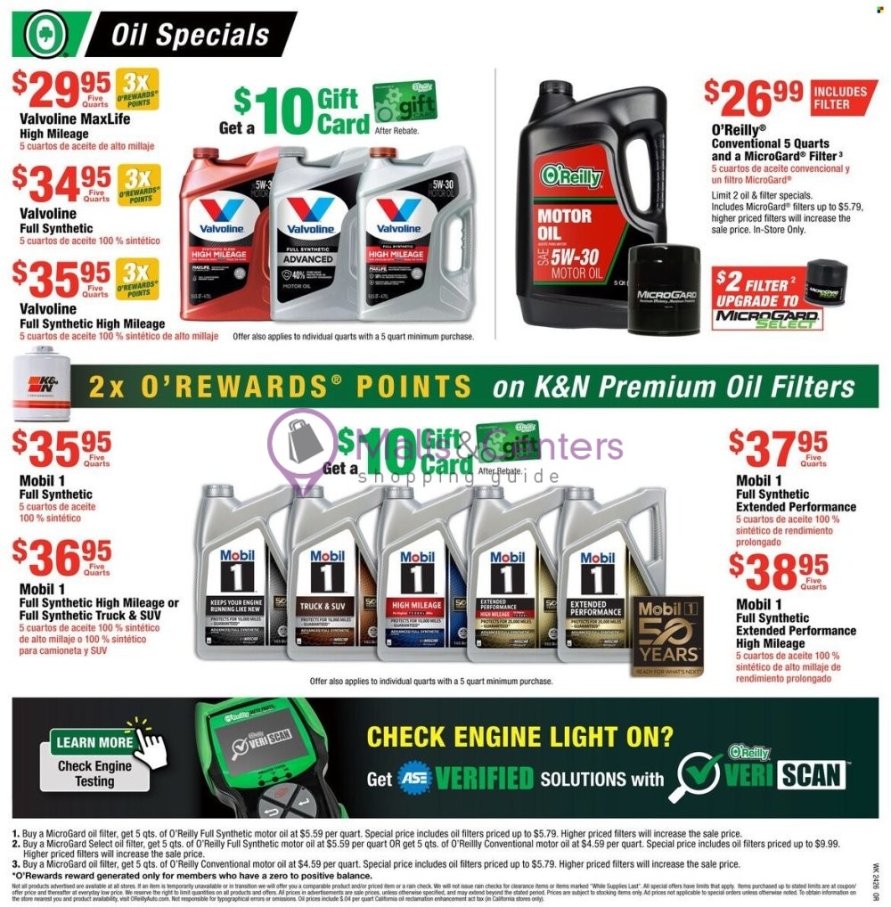 Weekly ad for O'Reilly Auto Parts valid: 06/26/2024 - 07/30/2024, page 12