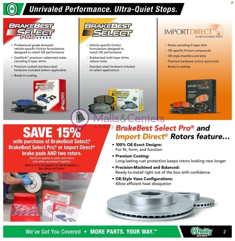 Weekly ad for O'Reilly Auto Parts valid: 06/26/2024 - 07/30/2024, page 2