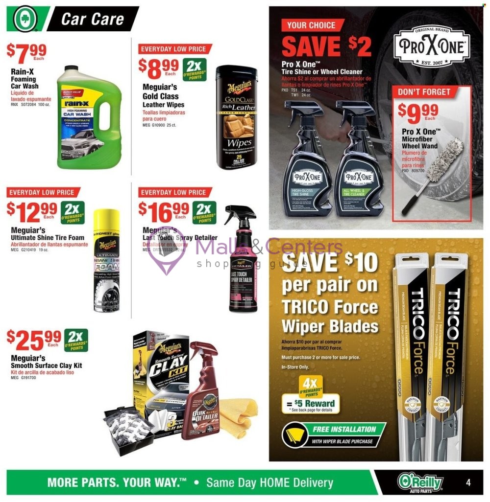 Weekly ad for O'Reilly Auto Parts valid: 06/26/2024 - 07/30/2024, page 4