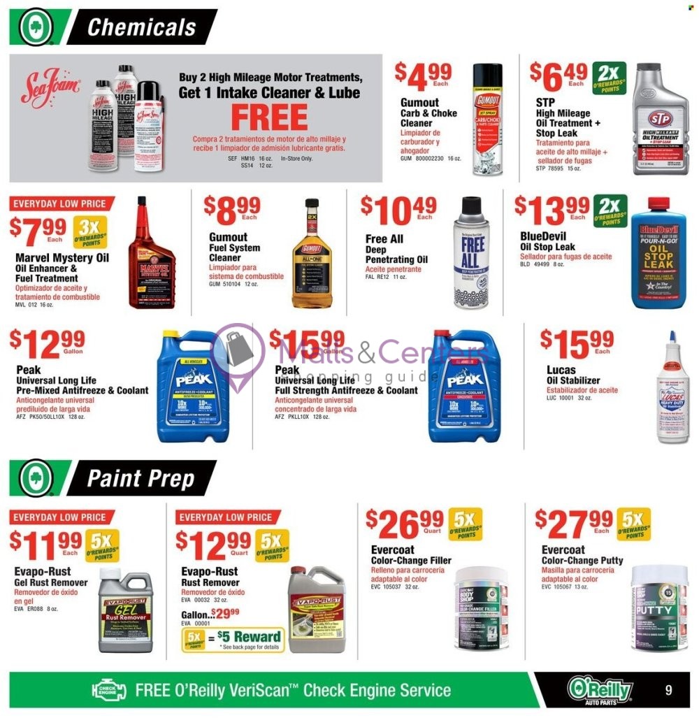 Weekly ad for O'Reilly Auto Parts valid: 06/26/2024 - 07/30/2024, page 9