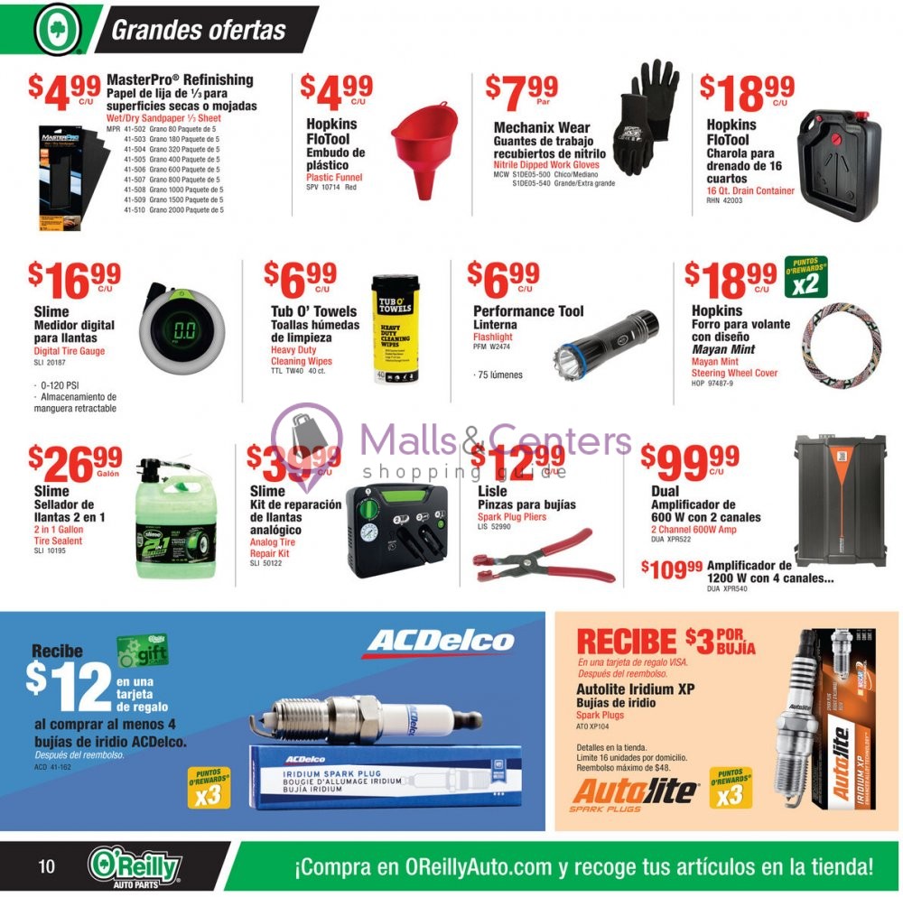 Weekly ad for O'Reilly Auto Parts valid: 04/26/2023 - 05/30/2023, page 10 Weekly ad for O'Reilly Auto Parts valid: 04/26/2023 - 05/30/2023, page 10