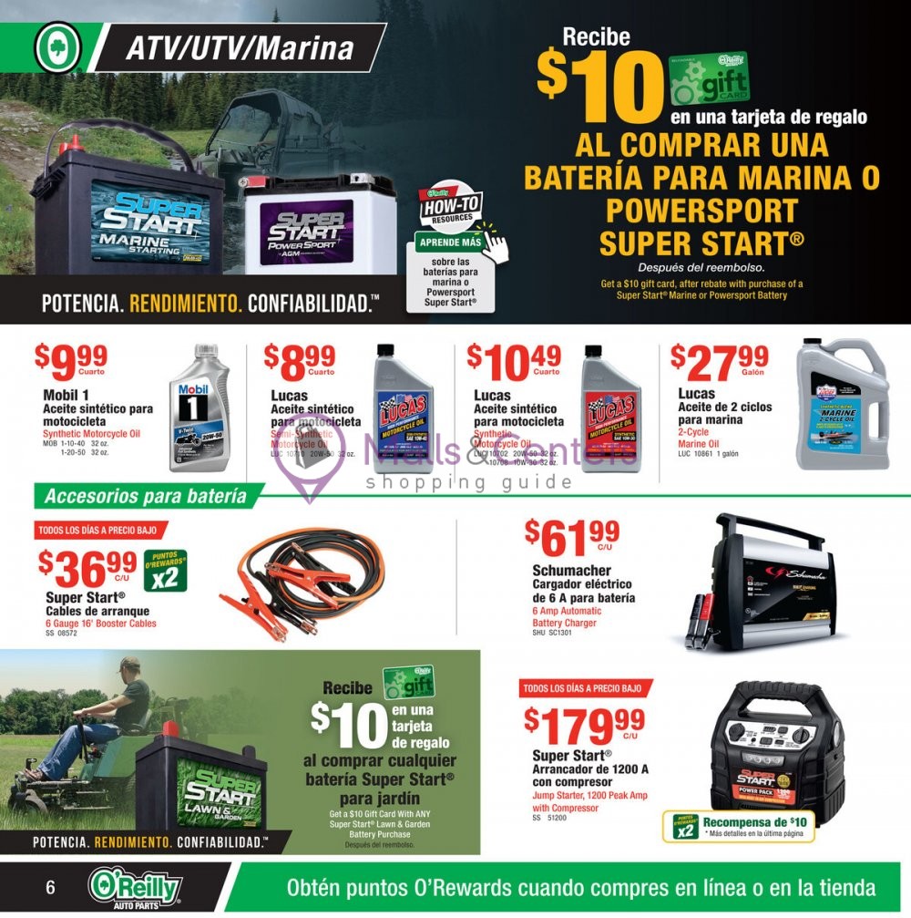 Weekly ad for O'Reilly Auto Parts valid: 04/26/2023 - 05/30/2023, page 6 Weekly ad for O'Reilly Auto Parts valid: 04/26/2023 - 05/30/2023, page 6