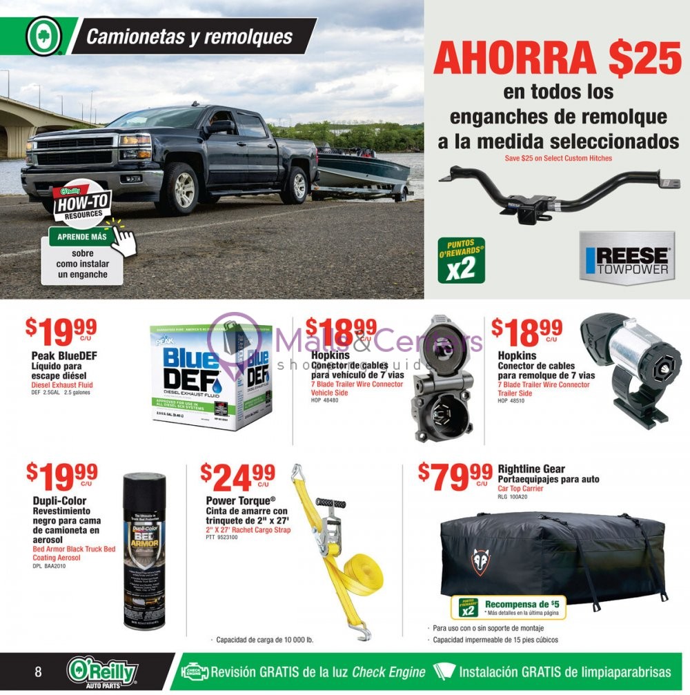 Weekly ad for O'Reilly Auto Parts valid: 04/26/2023 - 05/30/2023, page 8 Weekly ad for O'Reilly Auto Parts valid: 04/26/2023 - 05/30/2023, page 8