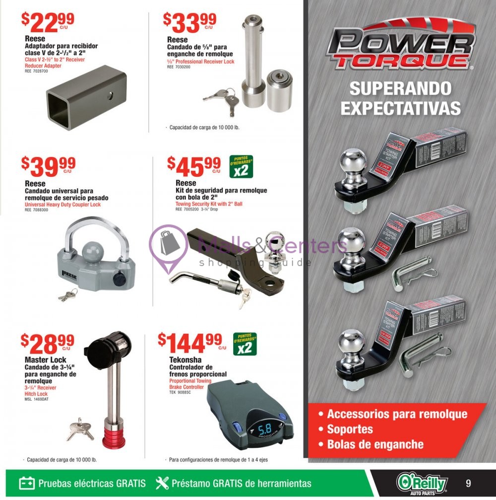 Weekly ad for O'Reilly Auto Parts valid: 04/26/2023 - 05/30/2023, page 9 Weekly ad for O'Reilly Auto Parts valid: 04/26/2023 - 05/30/2023, page 9