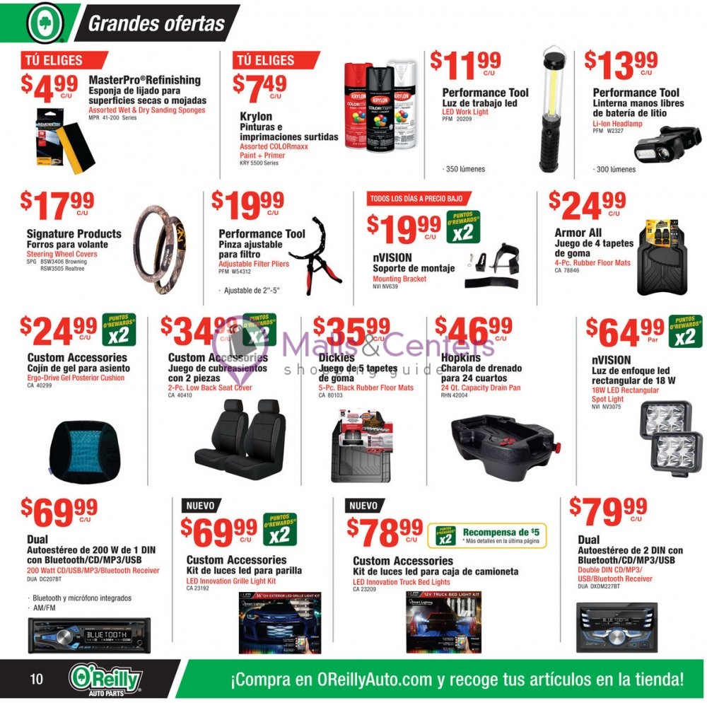 Weekly ad for O'Reilly Auto Parts valid: 05/31/2023 - 06/27/2023, page 10 Weekly ad for O'Reilly Auto Parts valid: 05/31/2023 - 06/27/2023, page 10