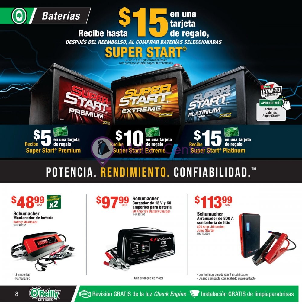 Weekly ad for O'Reilly Auto Parts valid: 05/31/2023 - 06/27/2023, page 8 Weekly ad for O'Reilly Auto Parts valid: 05/31/2023 - 06/27/2023, page 8